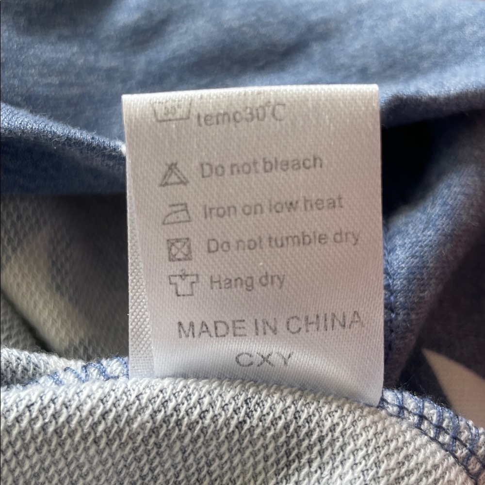 Blue Star Print Long Sleeve Top - Picture 6 of 7